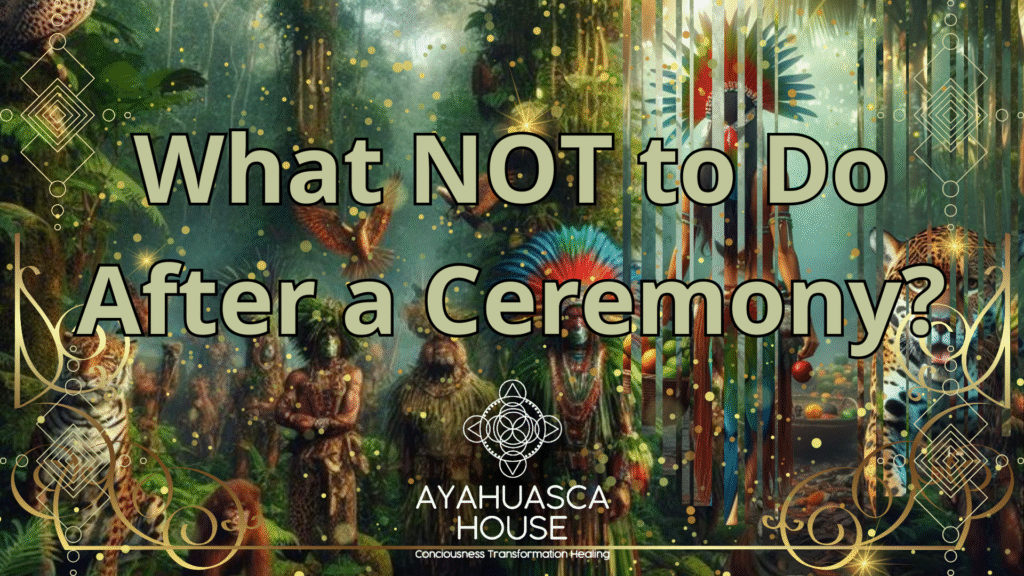 What Not to Do After an Ayahuasca Ceremony